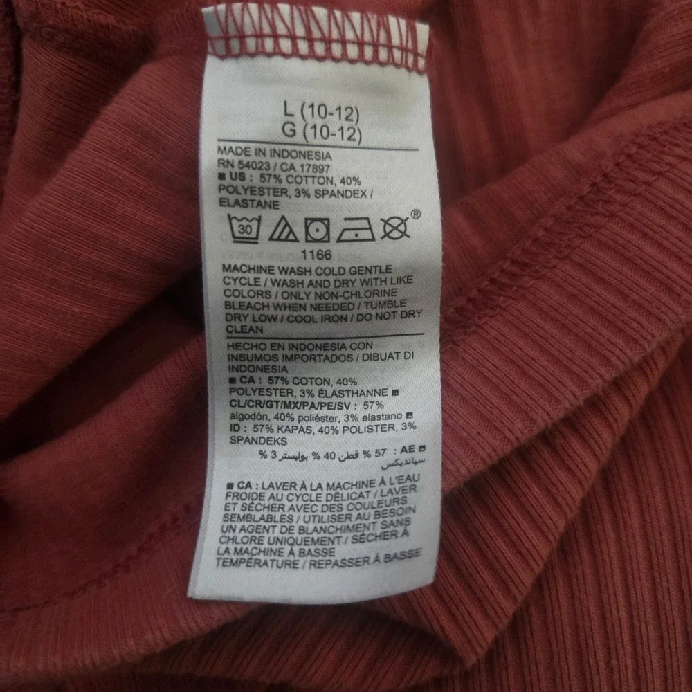 Old Navy Girls Ribbed Leggings Rose pink Size L‎ 10 12